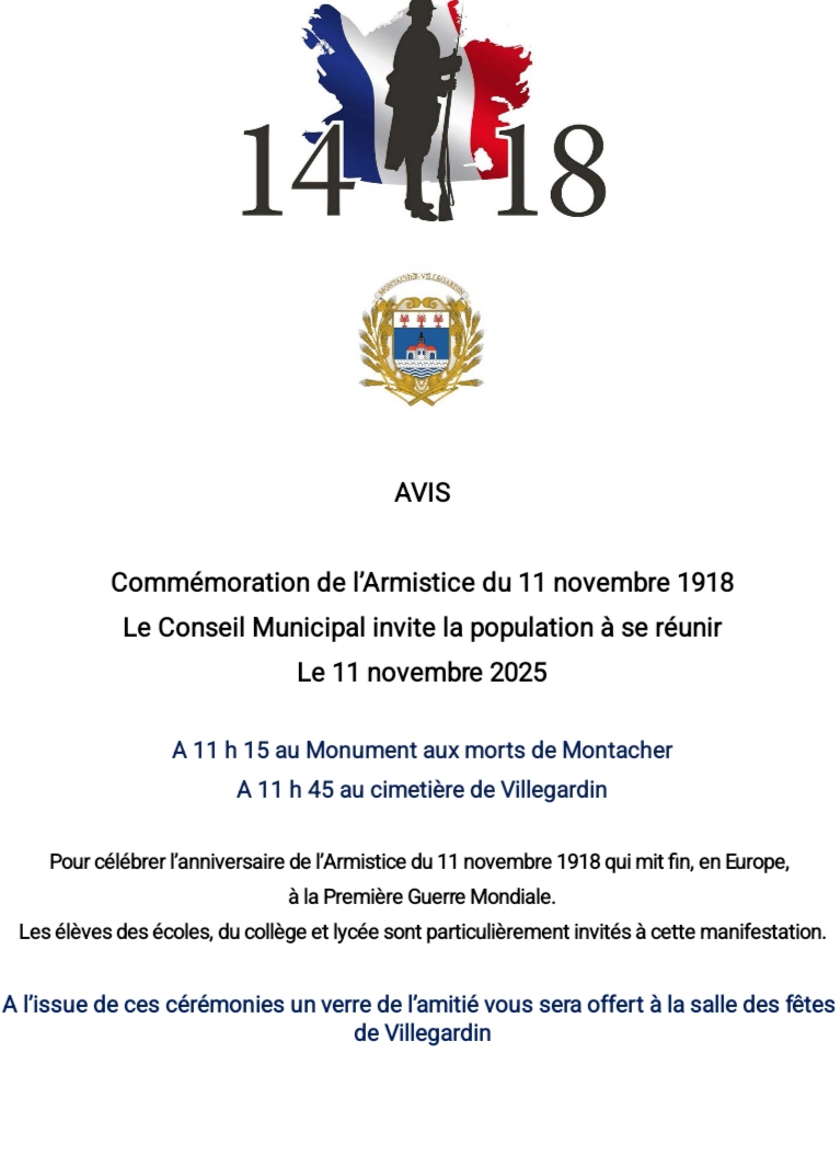 Commémoration du 11 novembre
