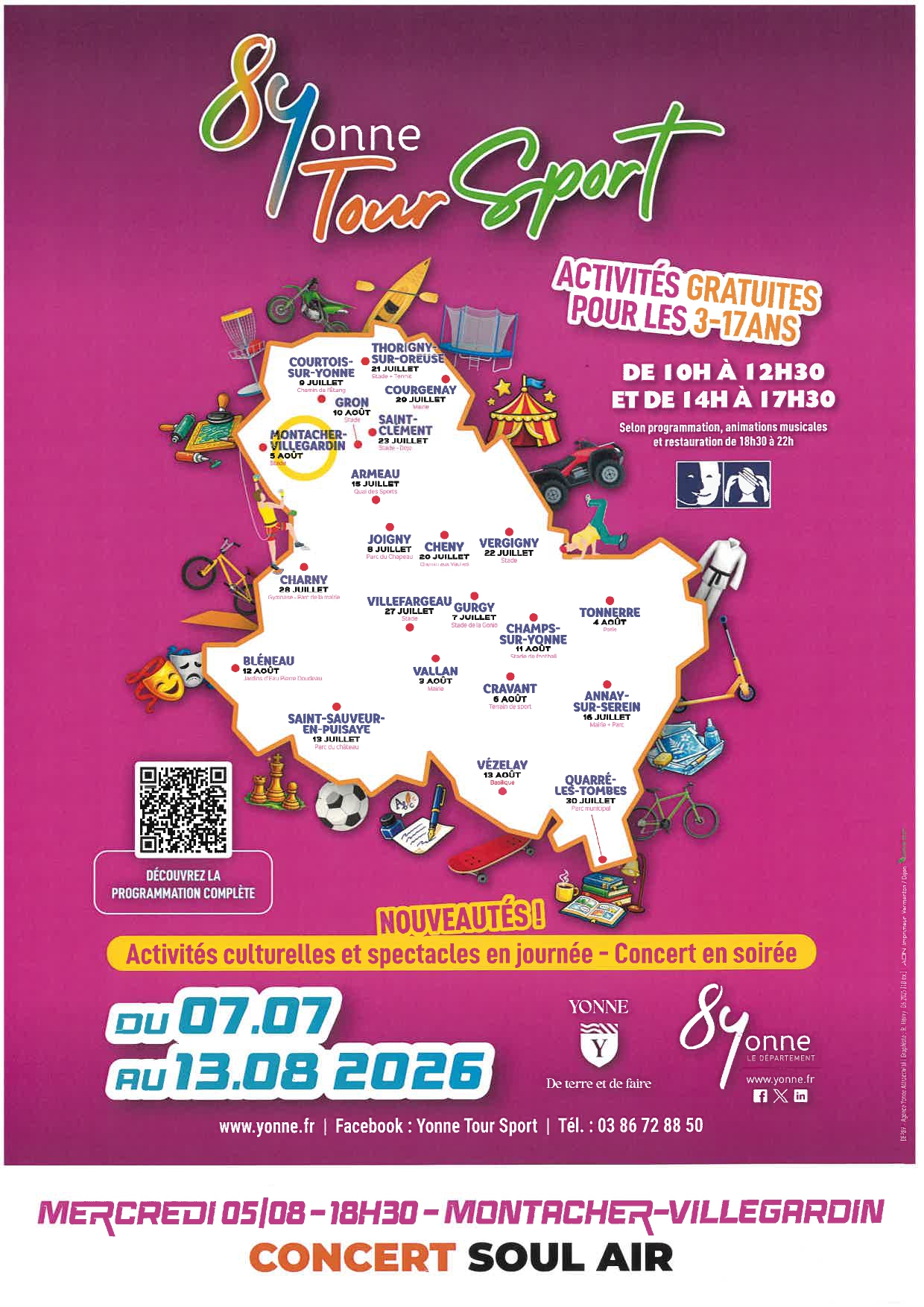 Yonne Tour Sport est à Montacher-Villegardin